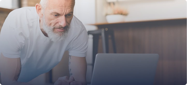 Person completing the EverSpan Life intake process online